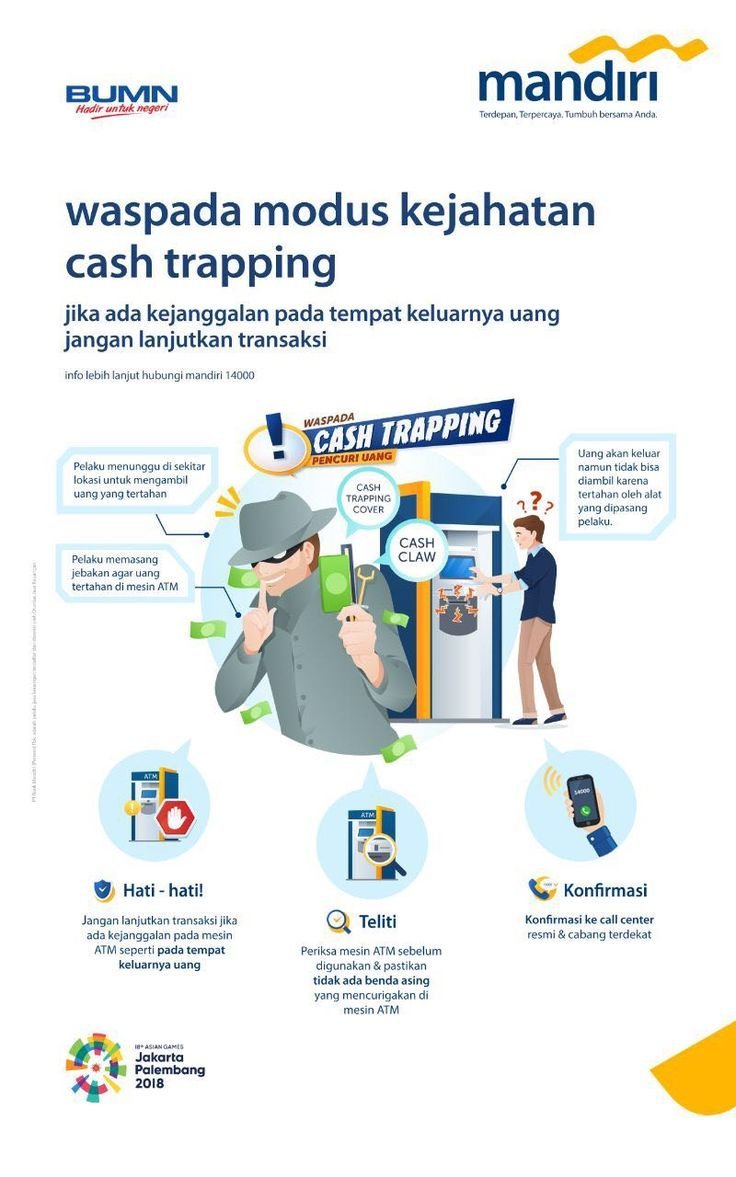 Kampanye edukasi Cash Trapping Bank Mandiri