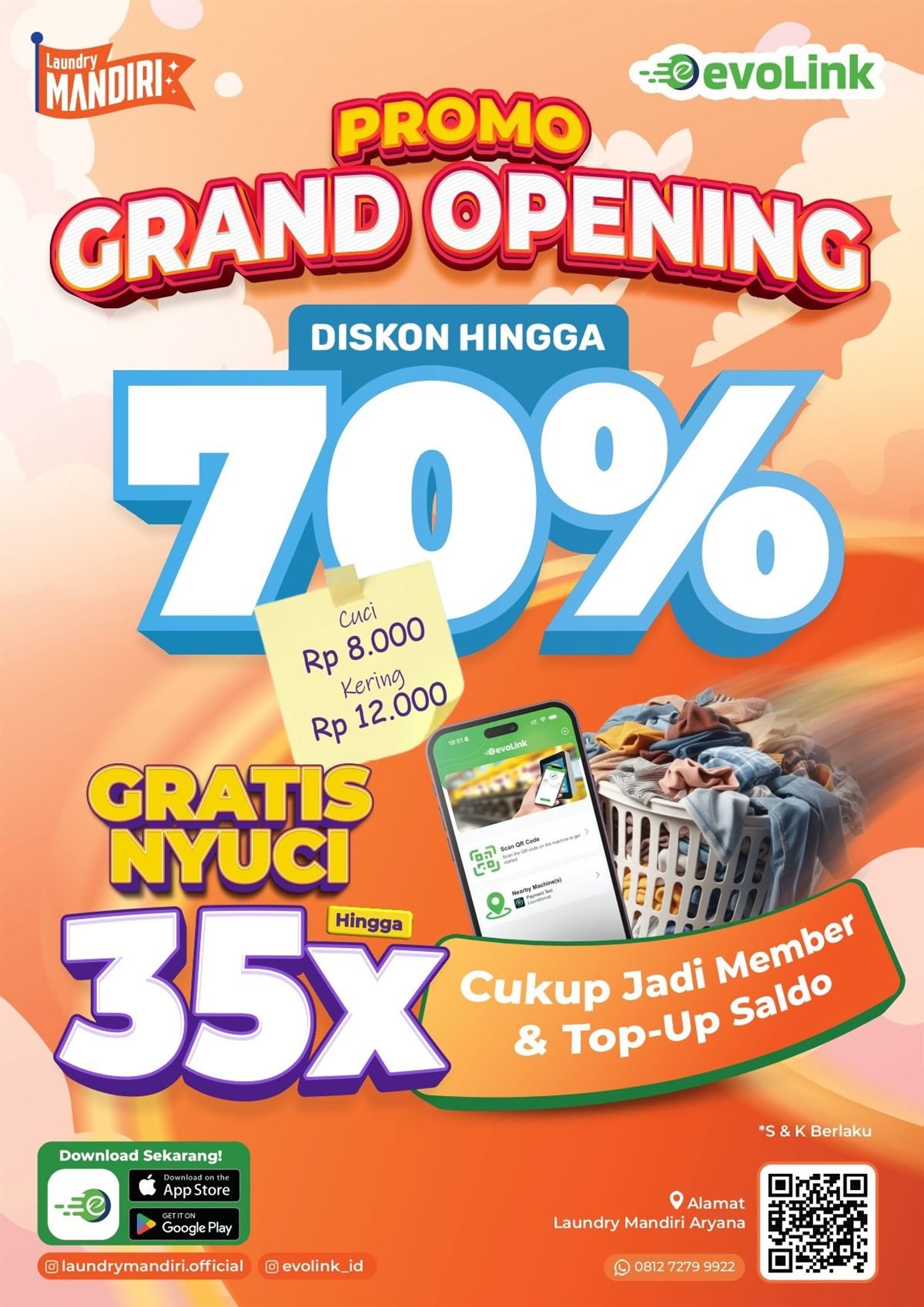 Brosur Laundry Mandiri
